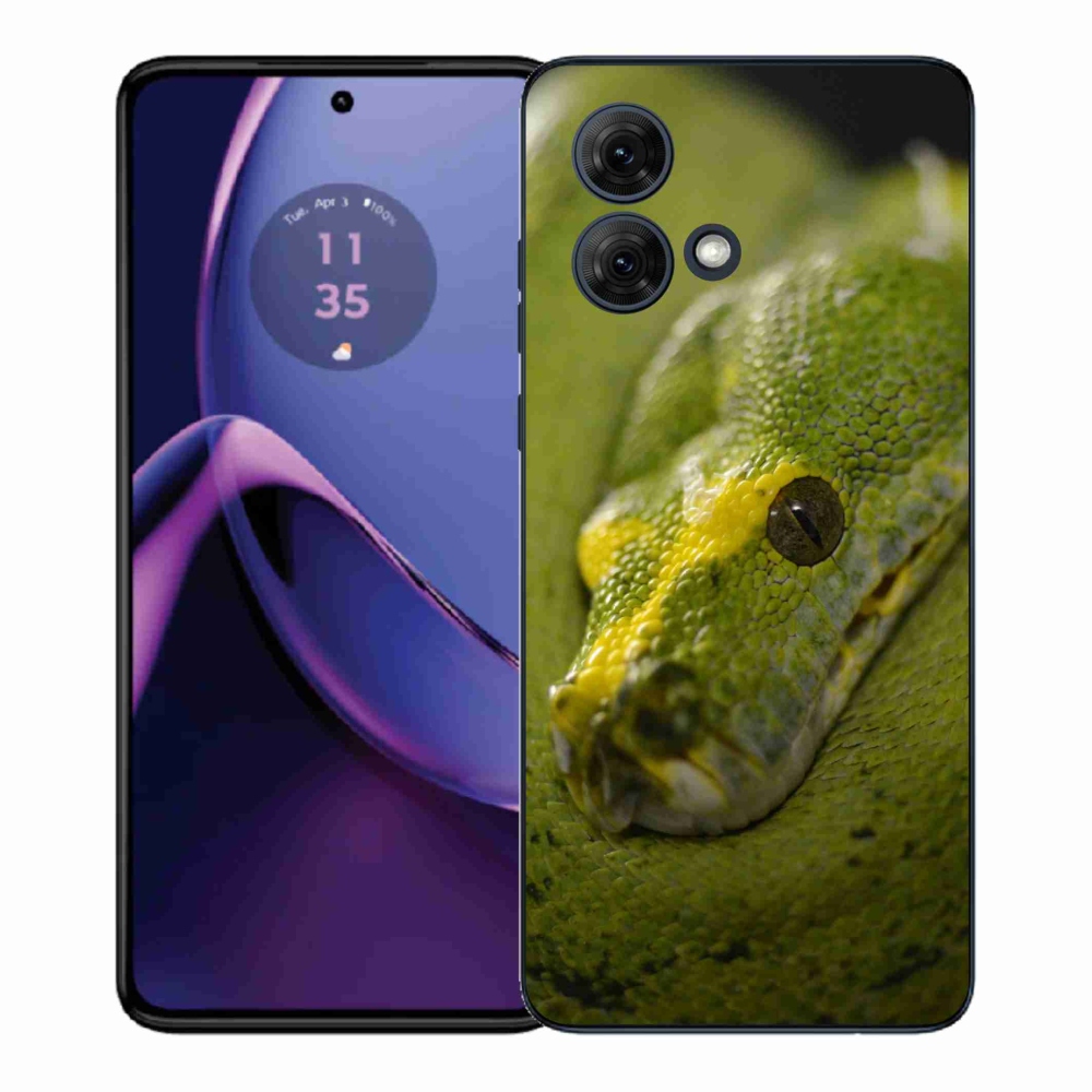 Gél védőburkolat mmCase a Motorola Moto G84 5G - kígyó 2