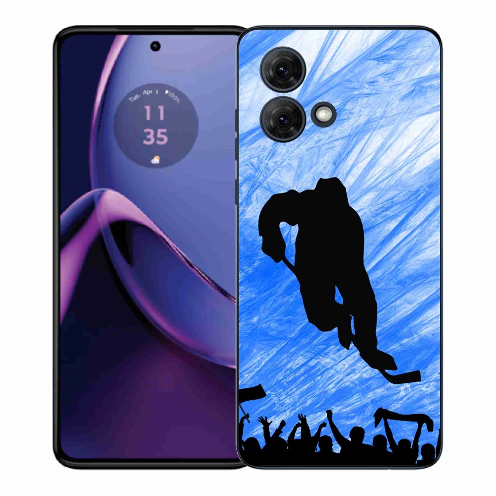 Gél védőburkolat mmCase Motorola Moto G84 5G - hokis játékoshoz