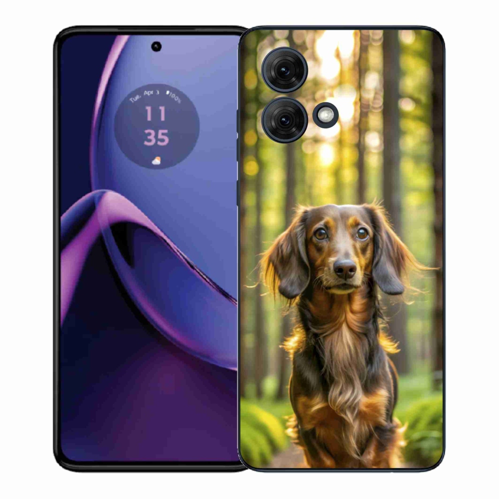 Zselés borítás mmCase Motorola Moto G84 5G - tacskó 4