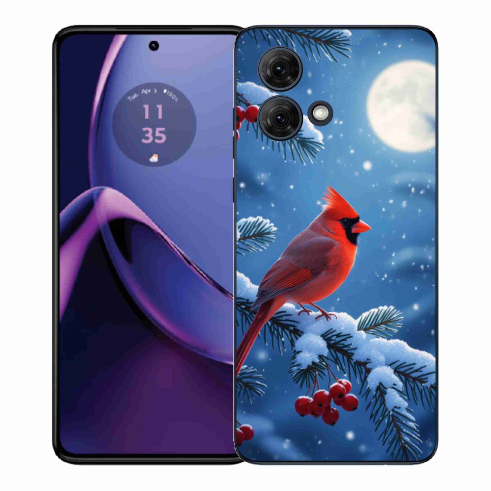 Gél védőburkolat mmCase Motorola Moto G84 5G - bíborvörös