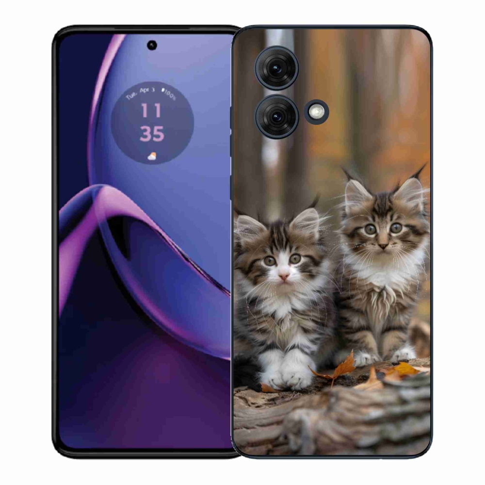 Gél védőburkolat mmCase a Motorola Moto G84 5G - cat duo 3 számára