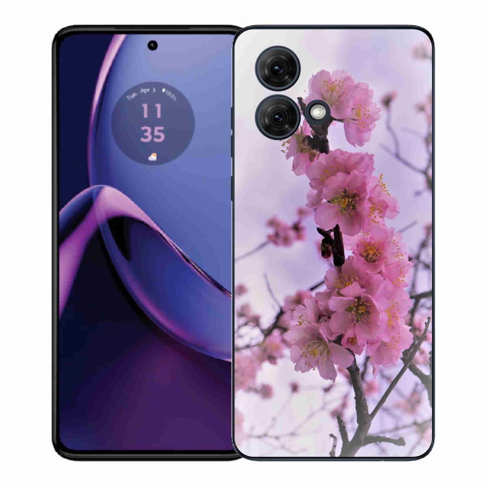 Gél borítás mmCase a Motorola Moto G84 5G - virágok 7