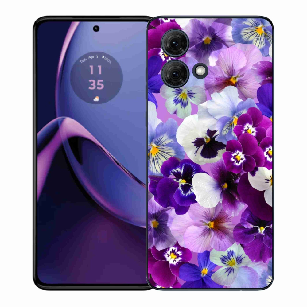 Gél védőburkolat mmCase a Motorola Moto G84 5G - virágok 9