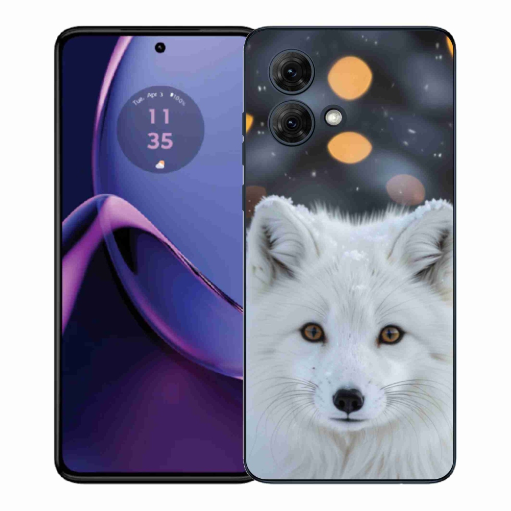 Gél védőburkolat mmCase Motorola Moto G84 5G - polár róka