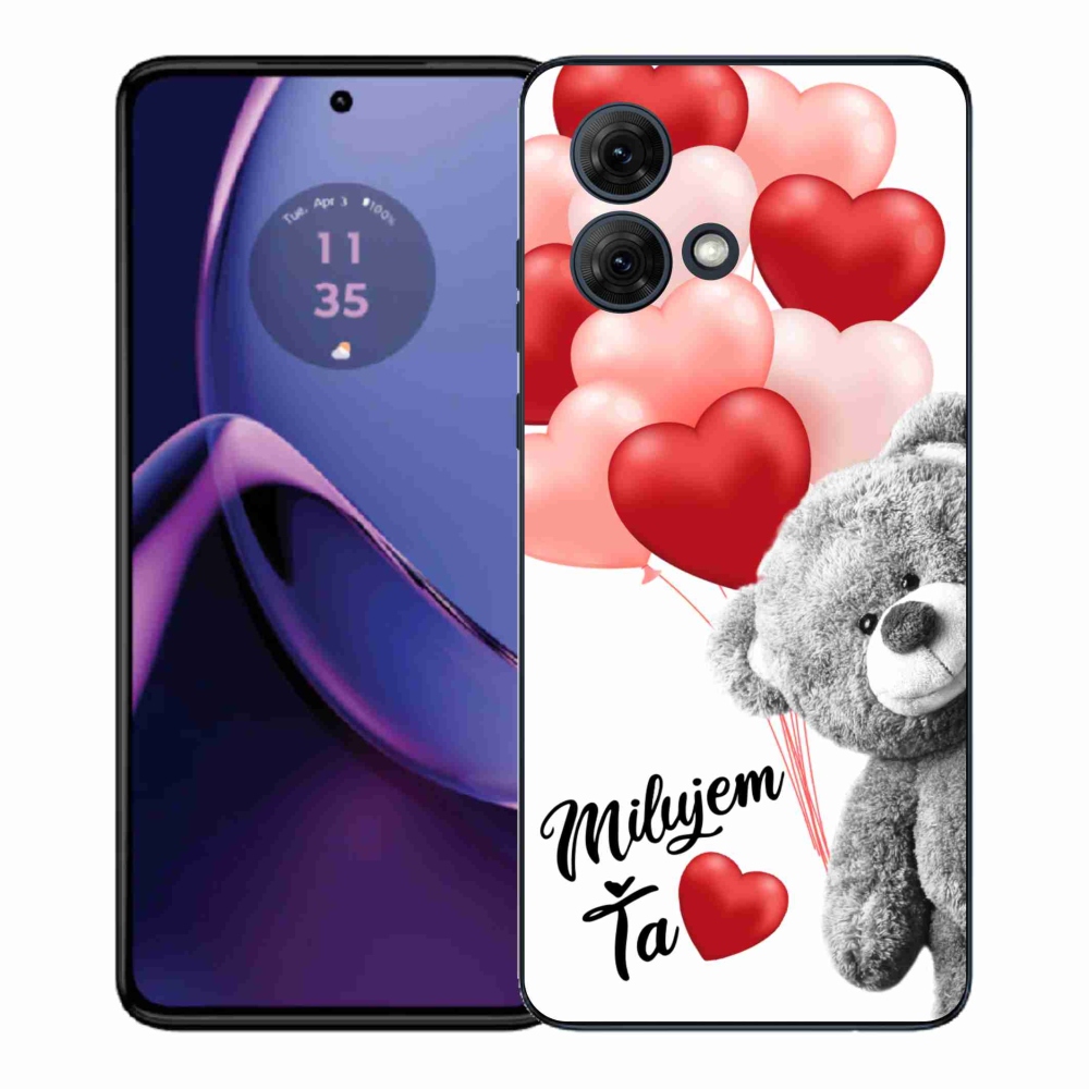 Gél borítás mmCase a Motorola Moto G84 5G - I love you (szeretlek) számára