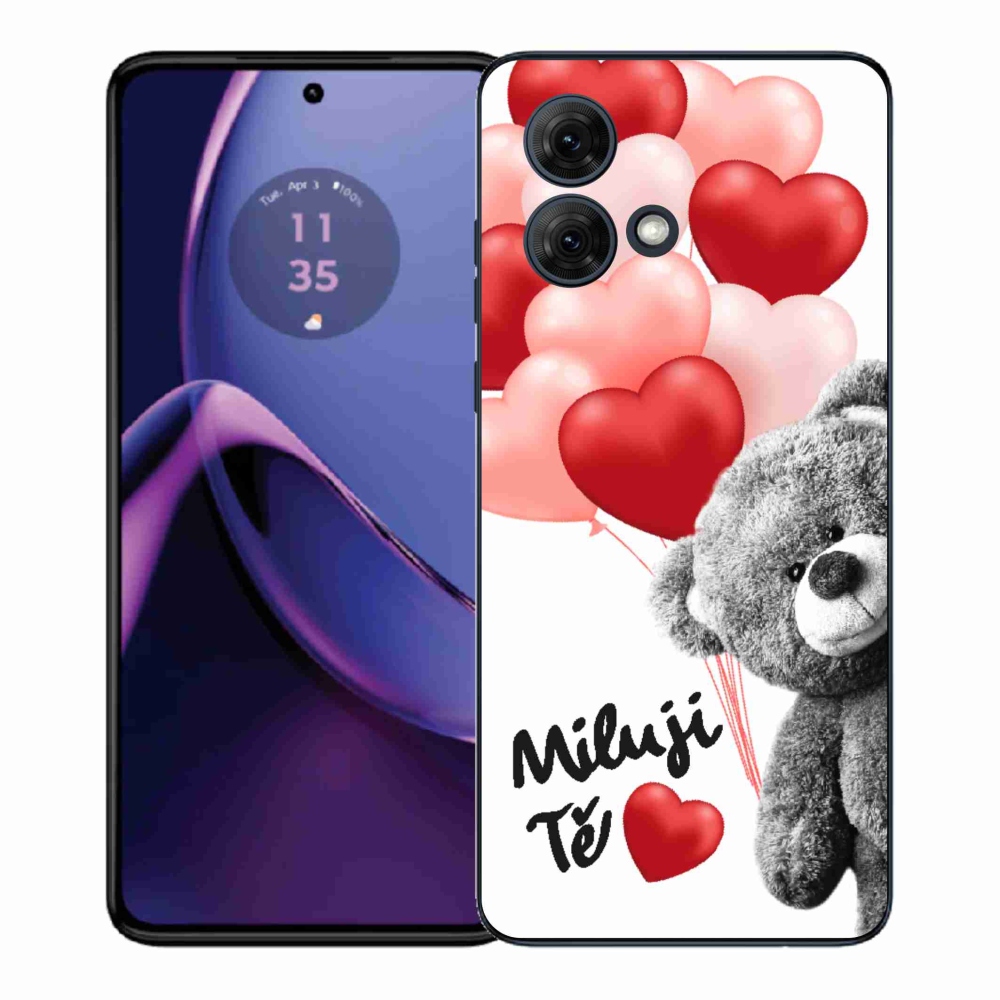 Gél borítás mmCase a Motorola Moto G84 5G - I love you (szeretlek) számára