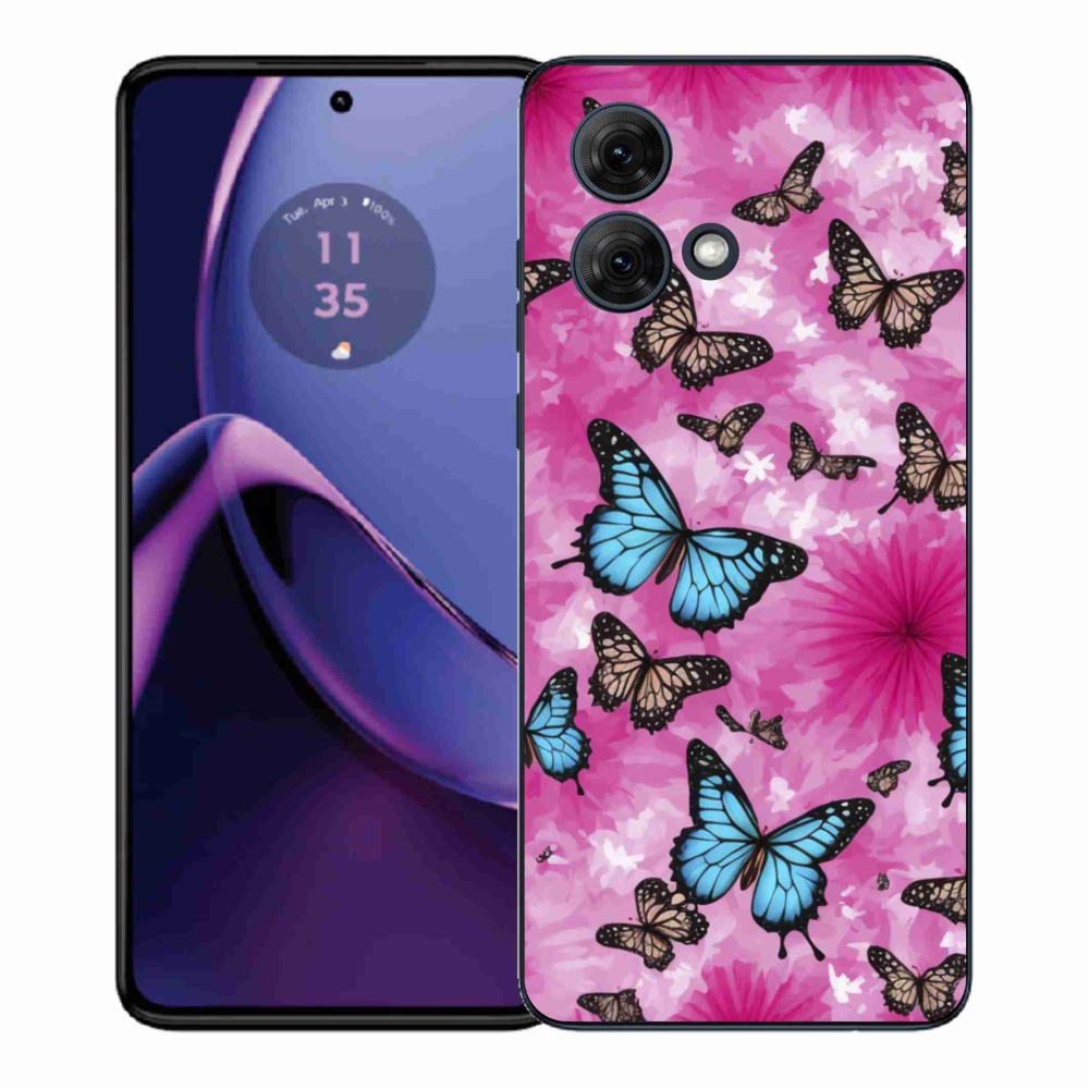Zselés borítás mmCase Motorola Moto G84 5G - pillangókert