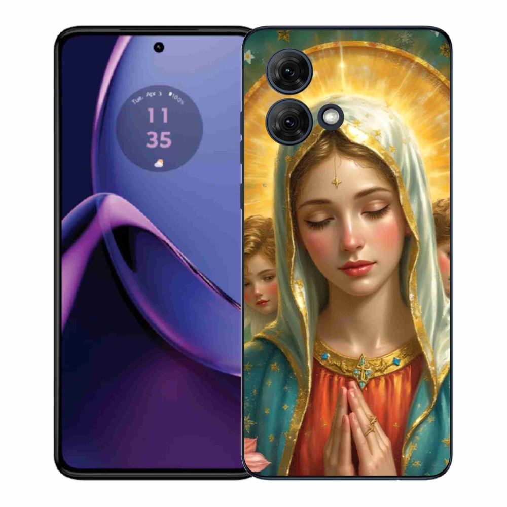 Gél védőburkolat mmCase a Motorola Moto G84 5G - vallási motívum 3