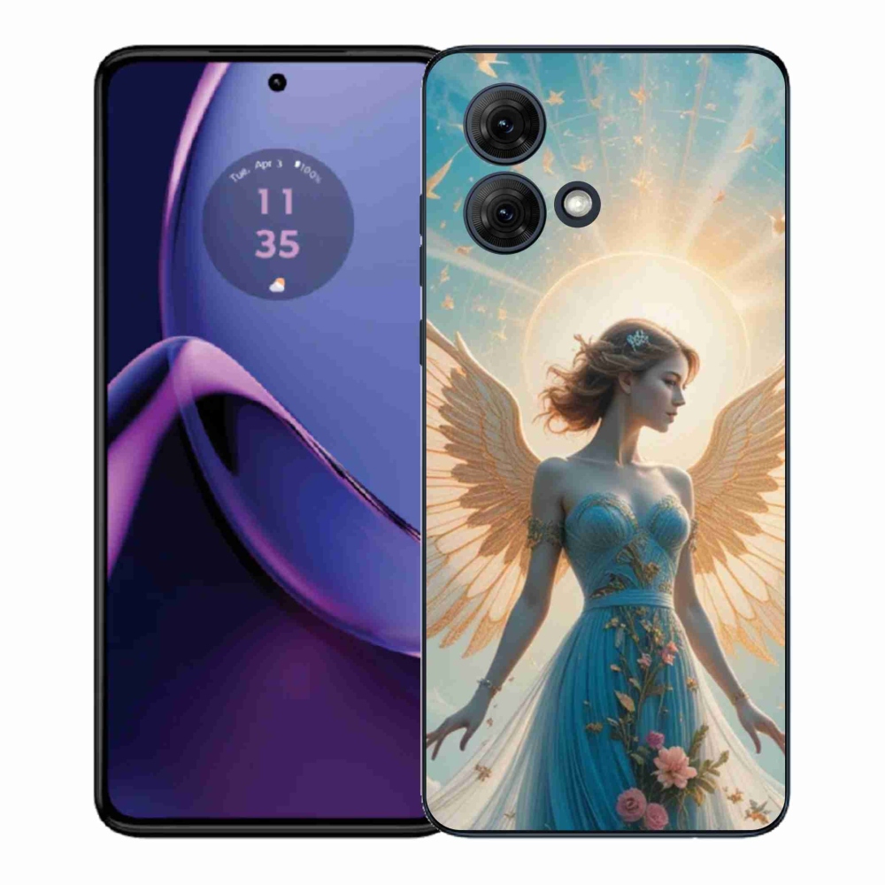 Gél védőburkolat mmCase a Motorola Moto G84 5G - vallási motívumhoz 4