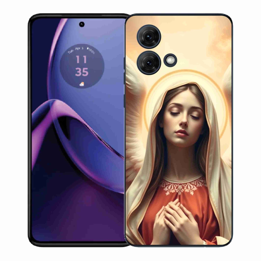 Gél borítás mmCase Motorola Moto G84 5G - vallási témájú zselés tokhoz