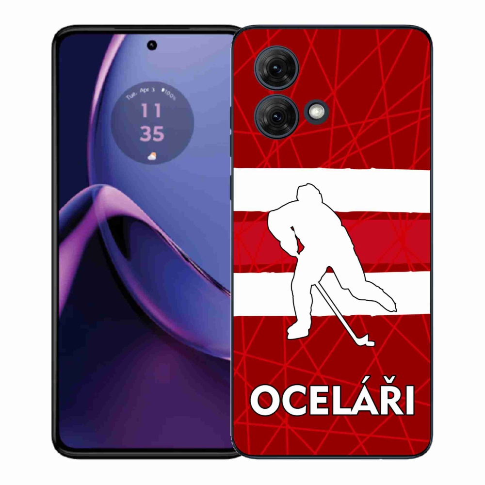 Gél védőburkolat mmCase a Motorola Moto G84 5G-hez - Acélszínűek