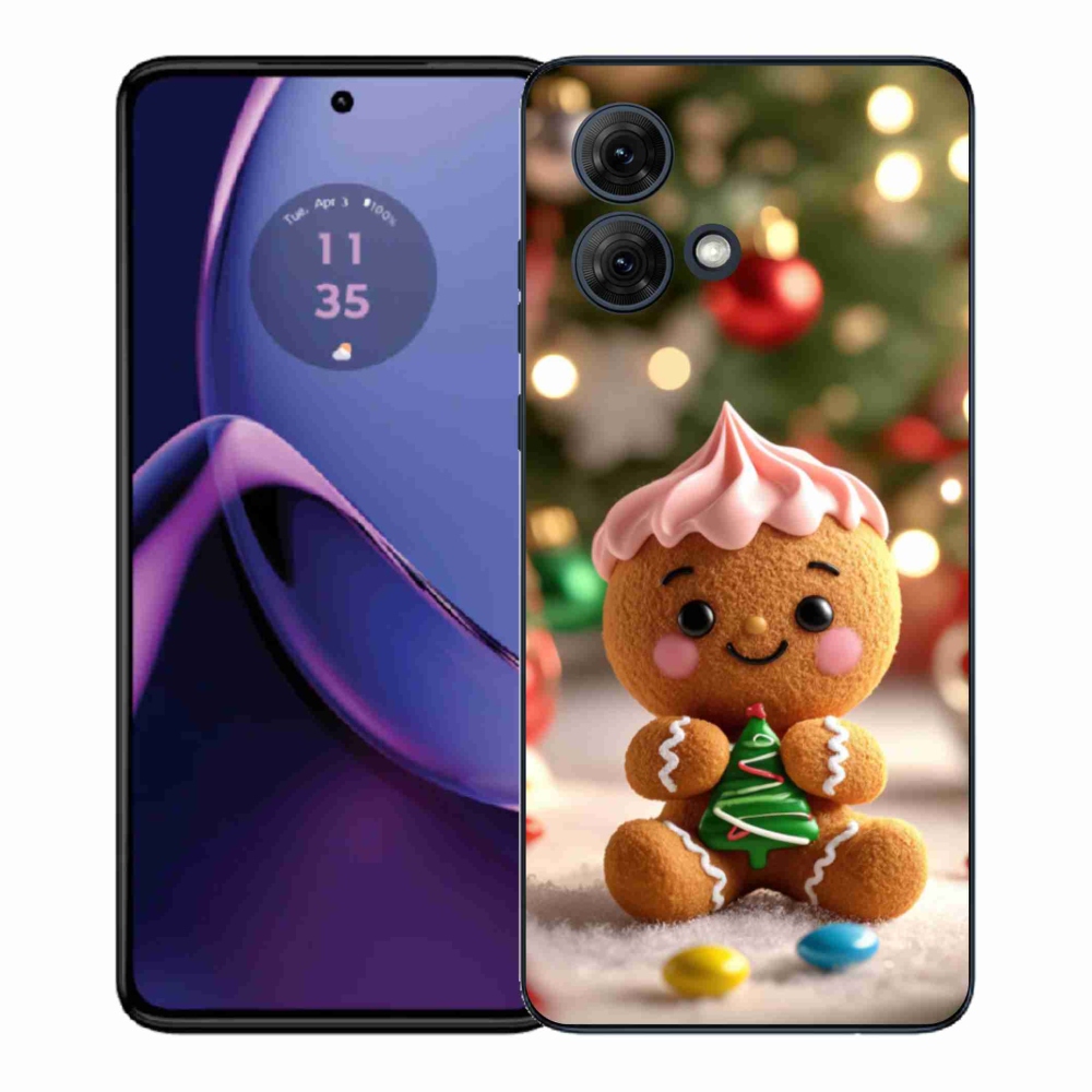 Gél védőburkolat mmCase Motorola Moto G84 5G - mézeskalácshoz