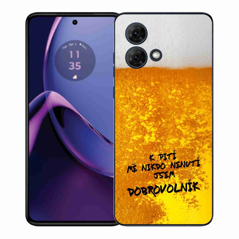 Gél védőburkolat mmCase a Motorola Moto G84 5G - sör motívum 4