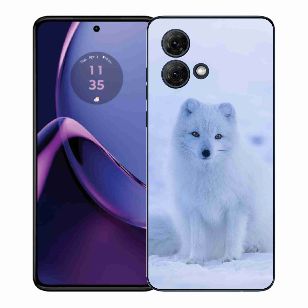 Gél védőburkolat mmCase Motorola Moto G84 5G - polár róka
