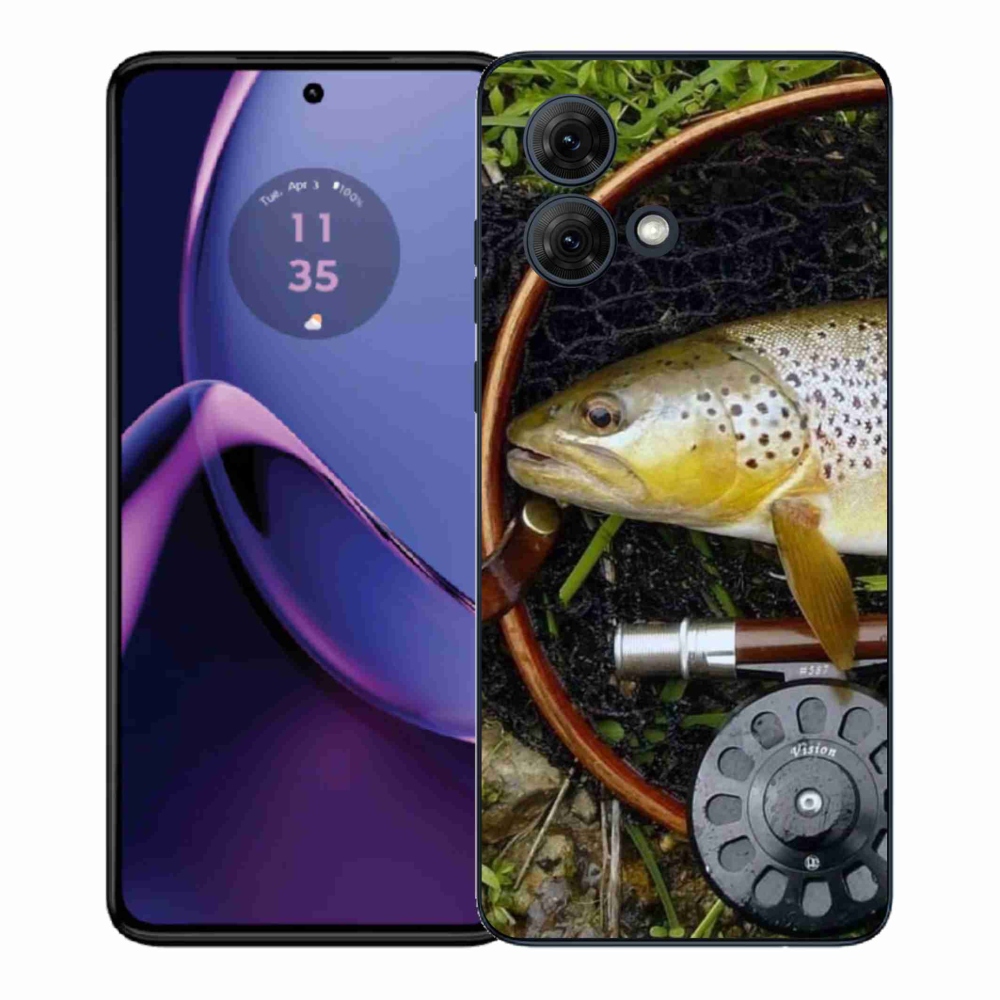 Gél védőburkolat mmCase a Motorola Moto G84 5G - trout 2 számára
