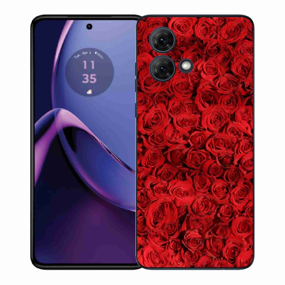 Gél védőburkolat mmCase a Motorola Moto G84 5G készülékhez - rózsaszínű