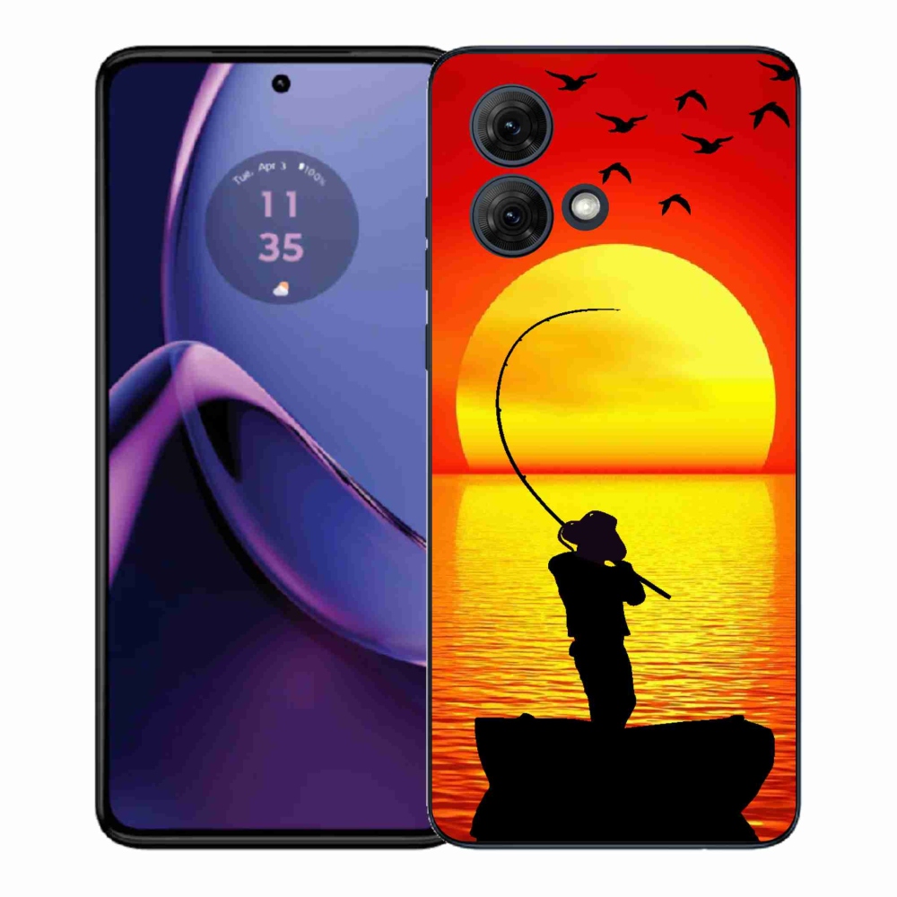 Gél védőburkolat mmCase a Motorola Moto G84 5G-hez - horgászat