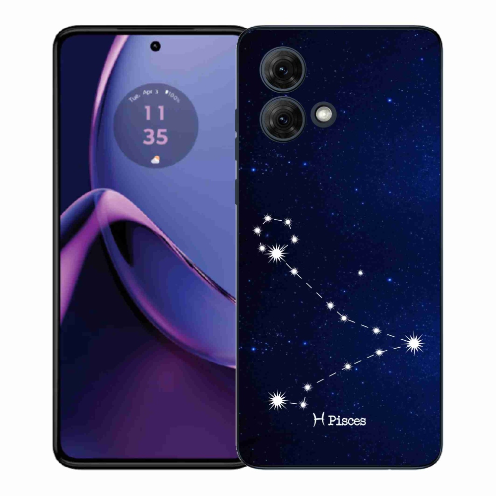 Gél borítás mmCase a Motorola Moto G84 5G készülékhez - csillagkép Halak