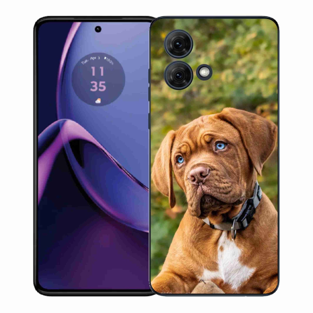 Gél védőburkolat mmCase a Motorola Moto G84 5G - kölyökkékhez