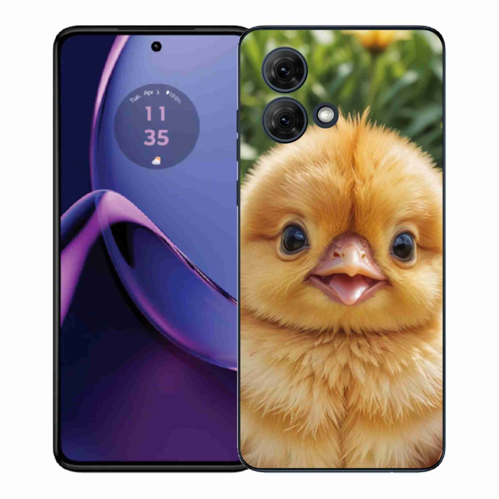 Gél védőburkolat mmCase Motorola Moto G84 5G - boldog csaj