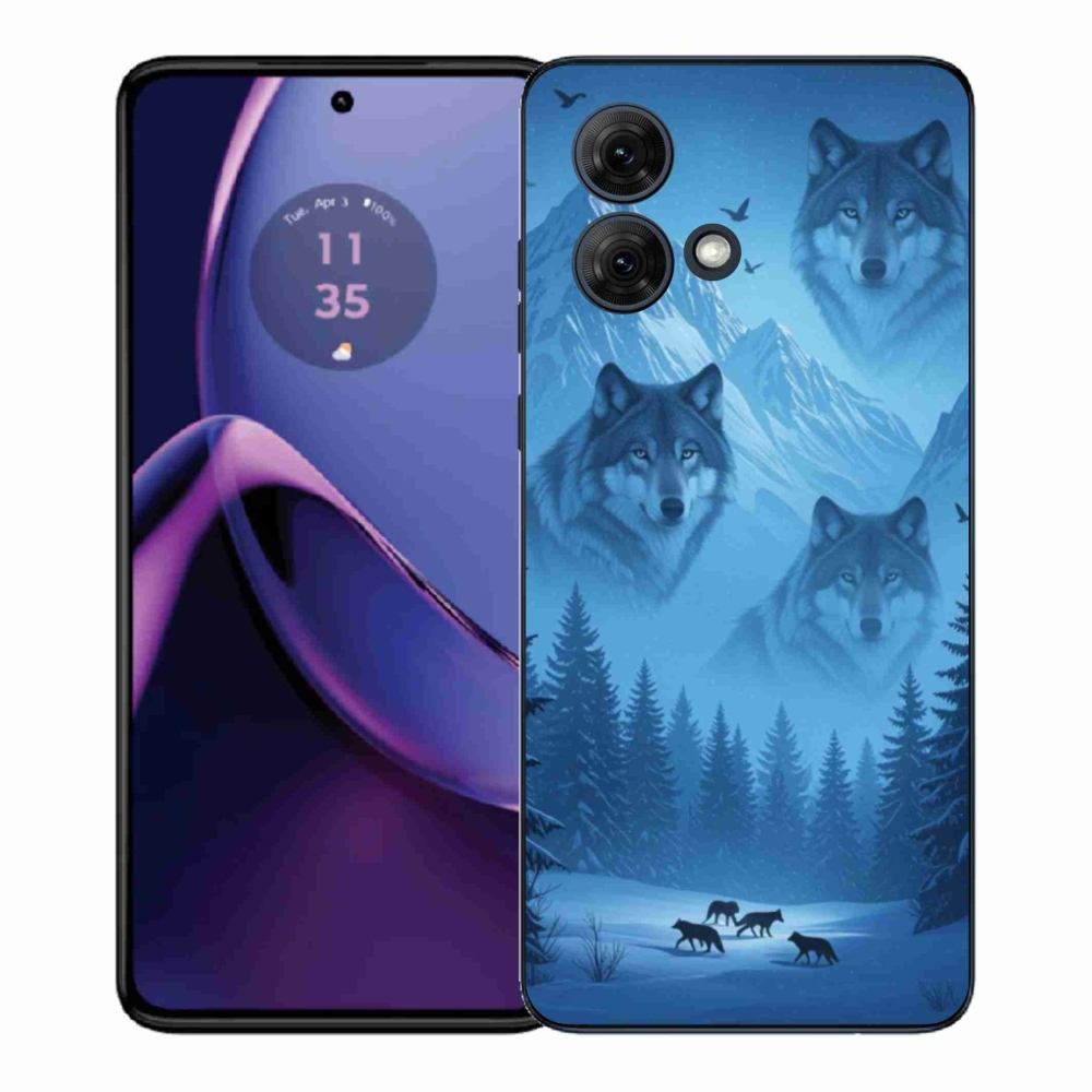 Gél védőburkolat mmCase Motorola Moto G84 5G - farkas csomaghoz