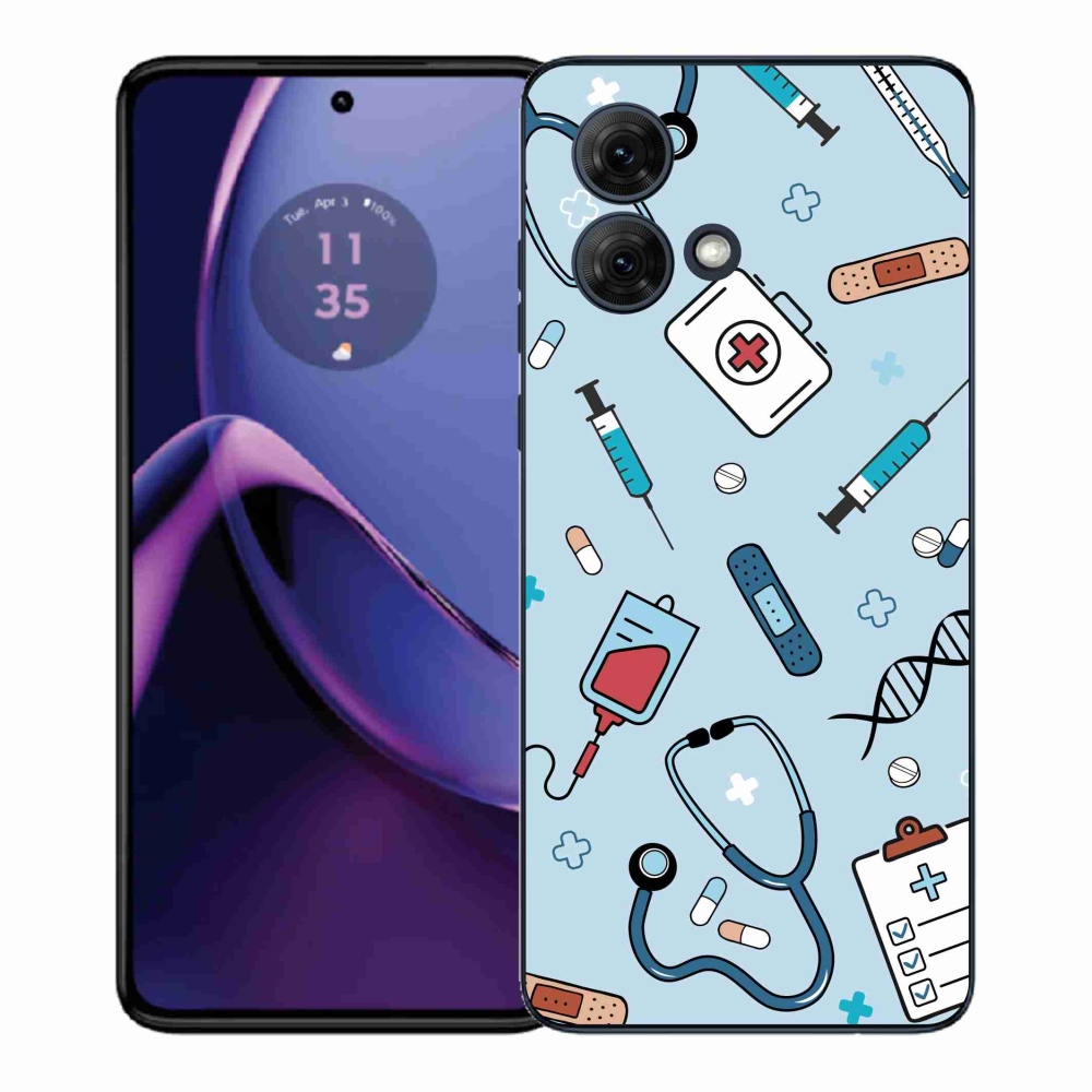 Gél védőburkolat mmCase a Motorola Moto G84 5G - egészség 1