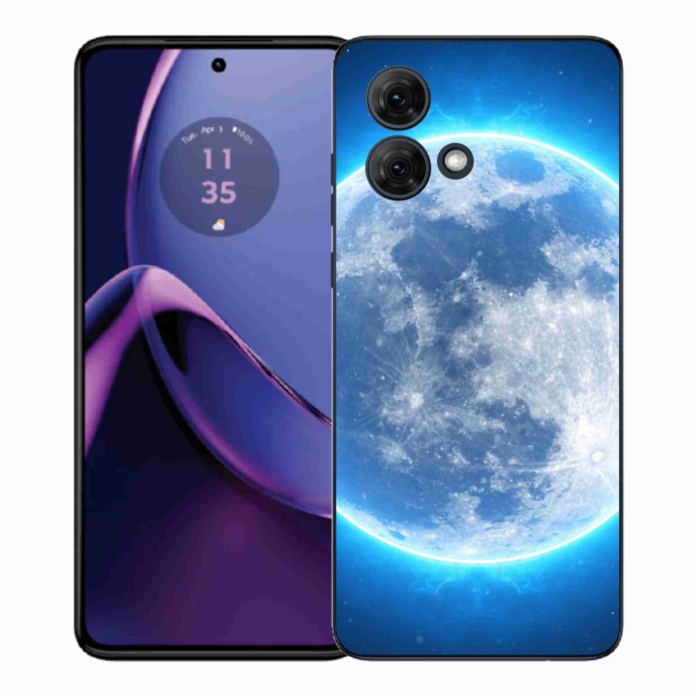 Gél védőburkolat mmCase a Motorola Moto G84 5G-hez - földgömb alakú