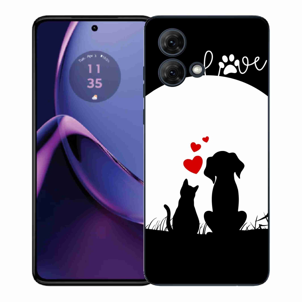 Gél borítás mmCase Motorola Moto G84 5G - állatszerelemhez