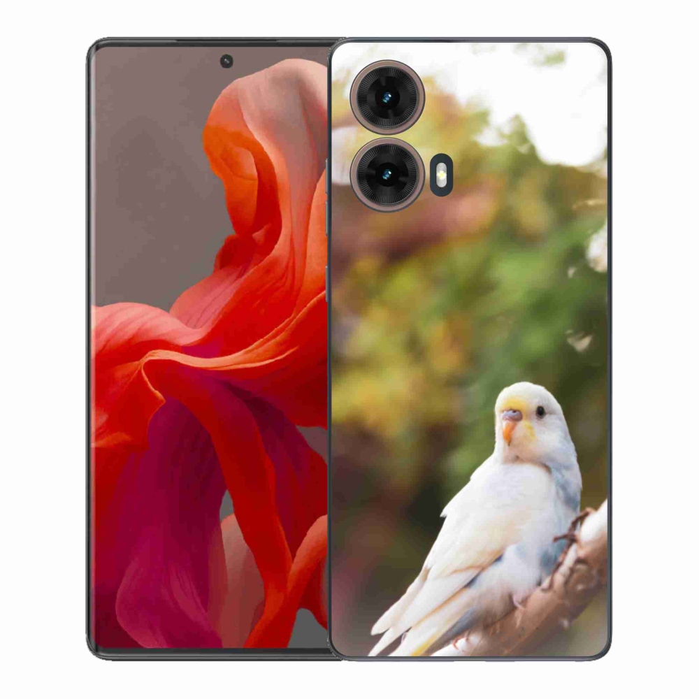 Gél védőhuzat mmCase Motorola Moto G85 5G - andulka fehér