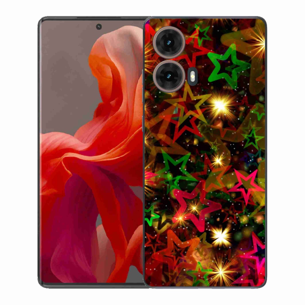 Zselés borítás mmCase a Motorola Moto G85 5G készülékhez - színes csillagok