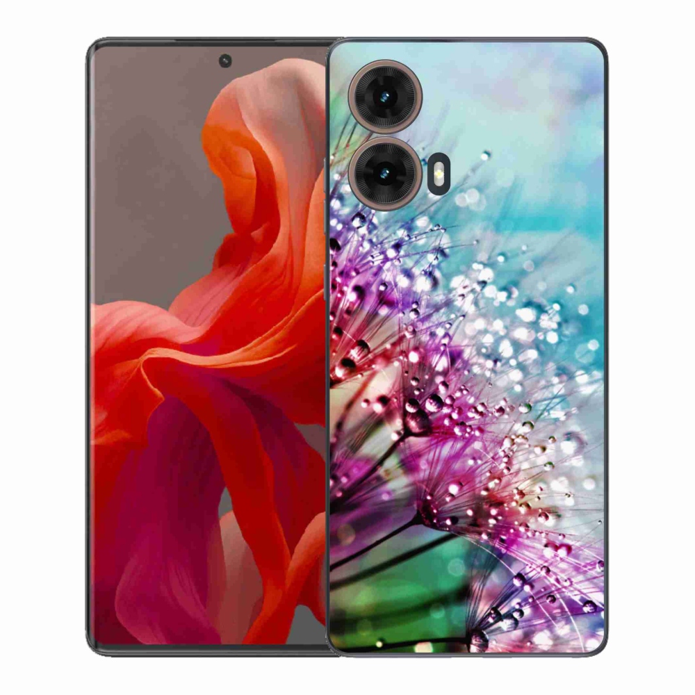 Zselés borítás mmCase a Motorola Moto G85 5G készülékhez - színes virágok