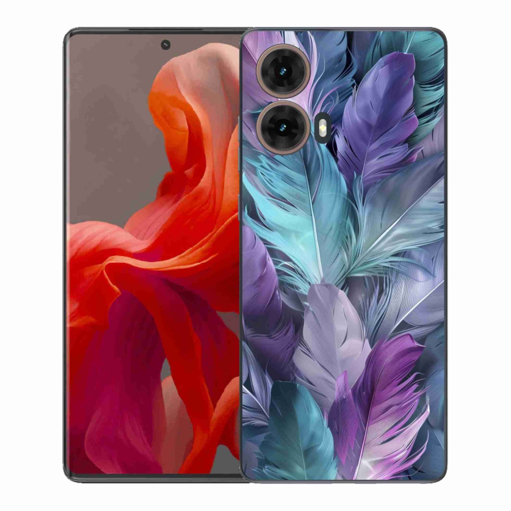 Gél védőburkolat mmCase a Motorola Moto G85 5G készülékhez - színes toll 2