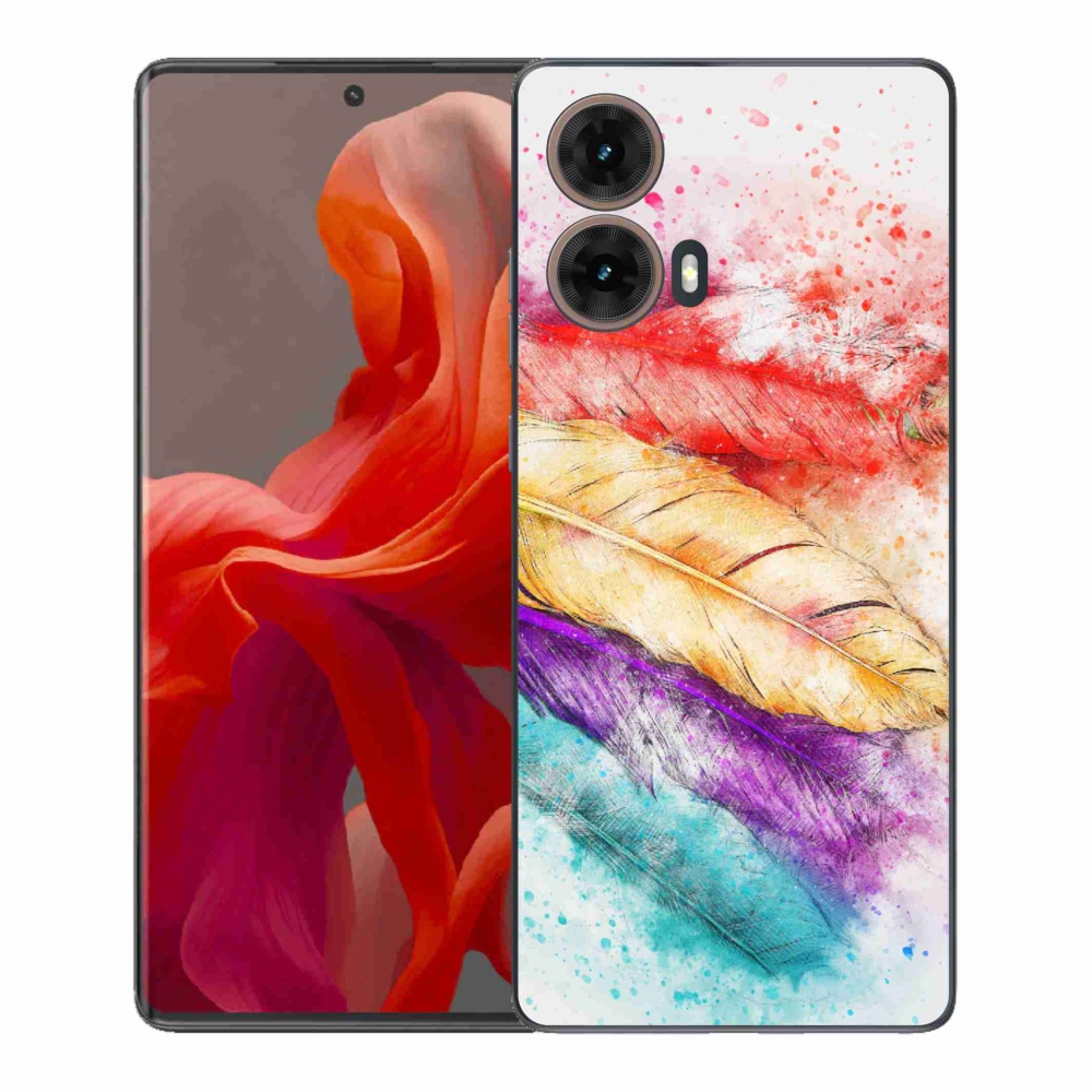Gél védőburkolat mmCase Motorola Moto G85 5G - színes toll