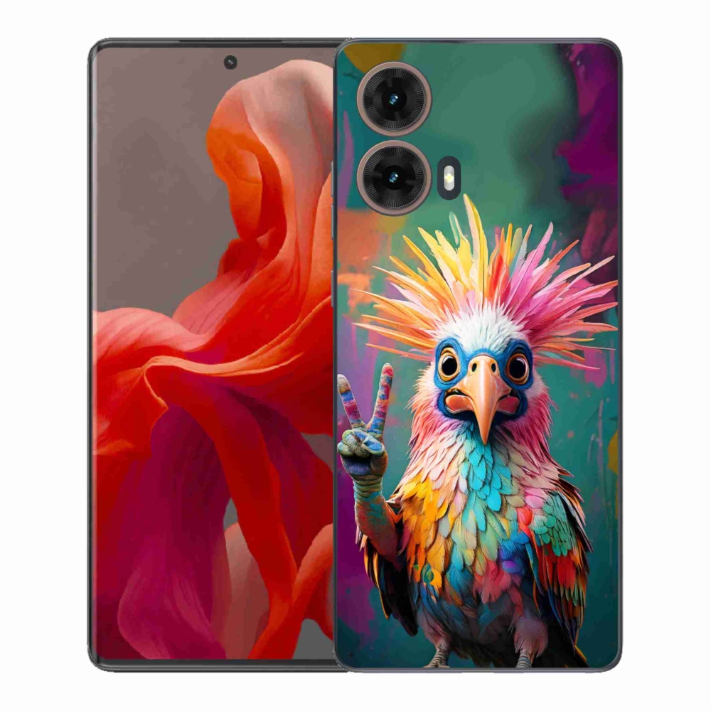 Gél védőburkolat mmCase a Motorola Moto G85 5G készülékhez - színes lázadó