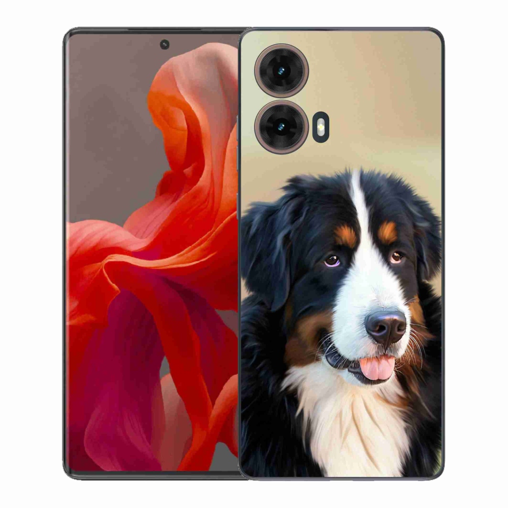 Gél borítás mmCase Motorola Moto G85 5G - Berni hegyi kutya számára