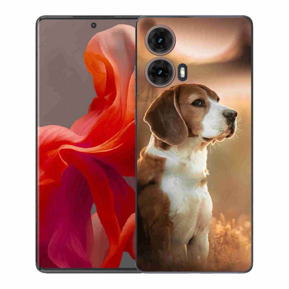 Gél védőburkolat mmCase Motorola Moto G85 5G - bézs színben