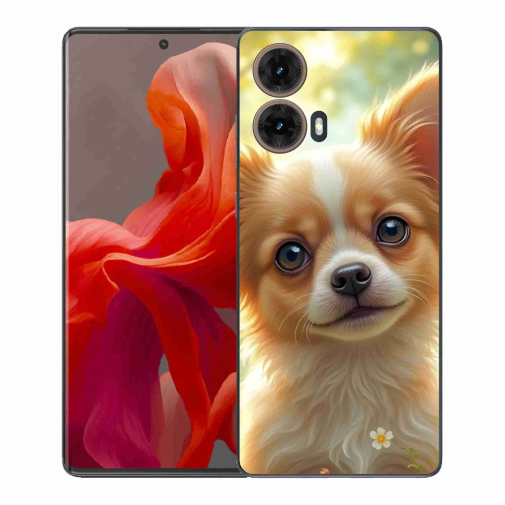Gél védőburkolat mmCase a Motorola Moto G85 5G - Chihuahua 5 számára