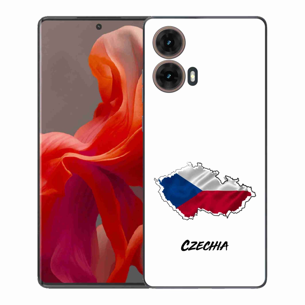 Gél védőhuzat mmCase Motorola Moto G85 5G - Csehország fehér háttér
