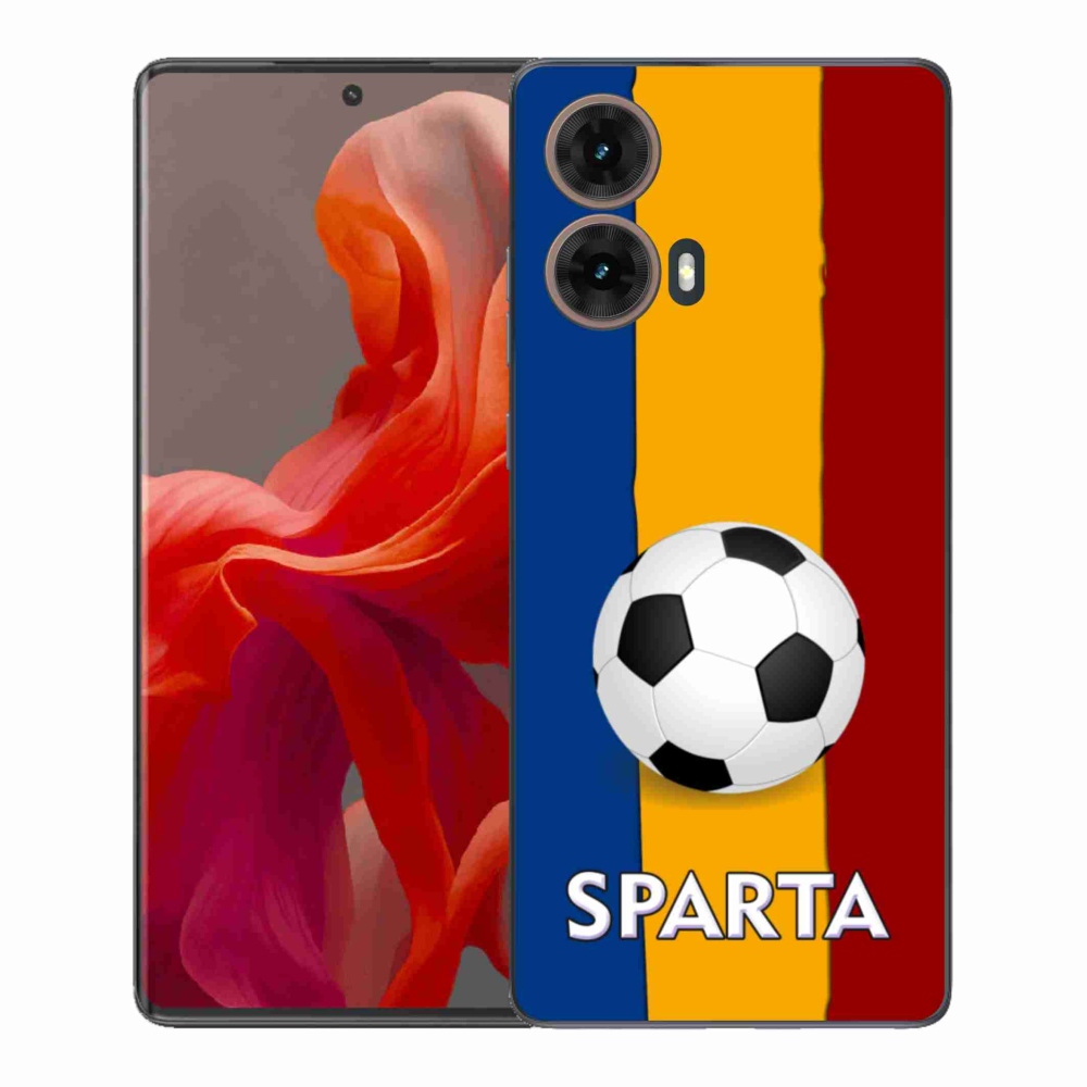 Gél védőburkolat mmCase a Motorola Moto G85 5G készülékhez - futball 1