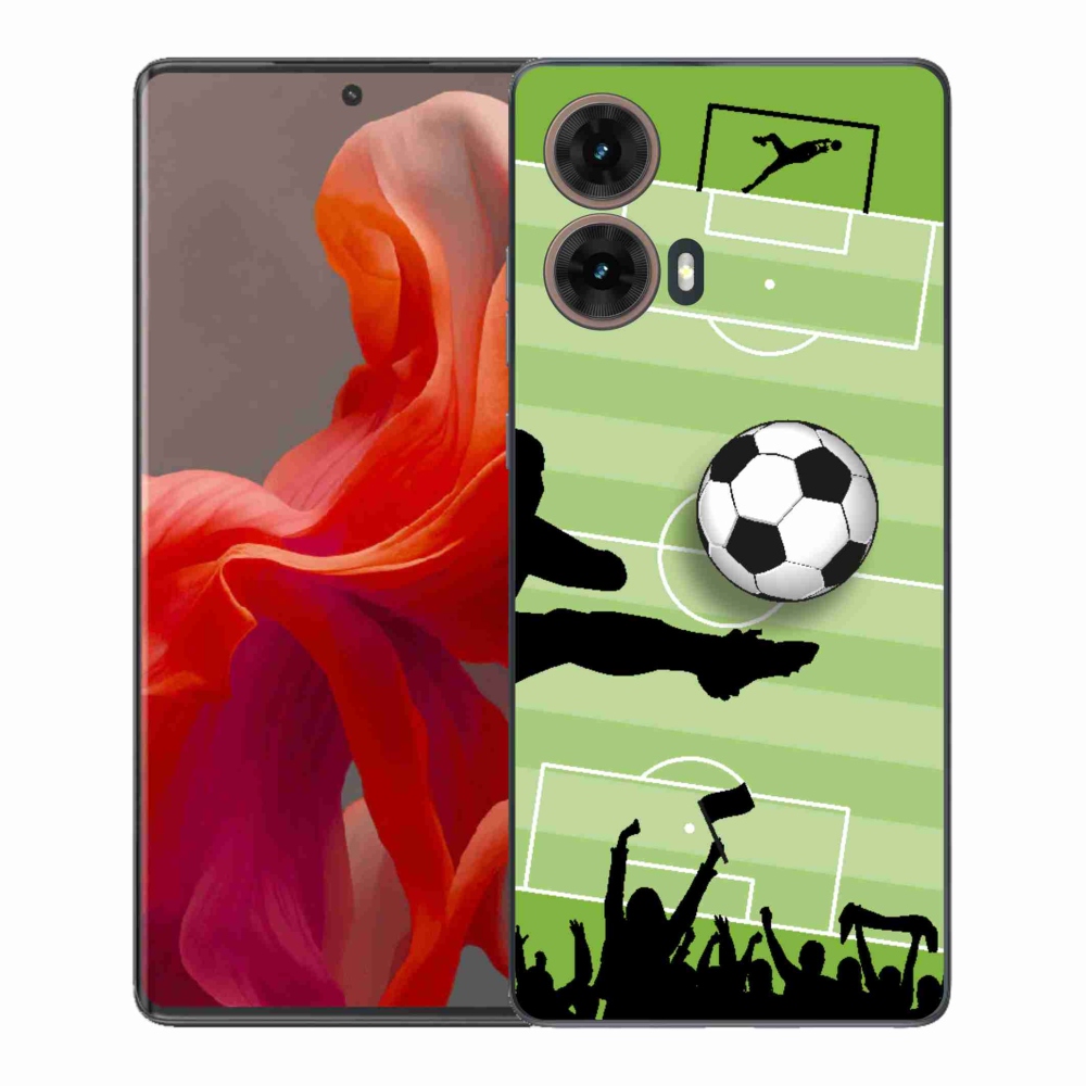 Gél védőburkolat mmCase a Motorola Moto G85 5G készülékhez - futball 3