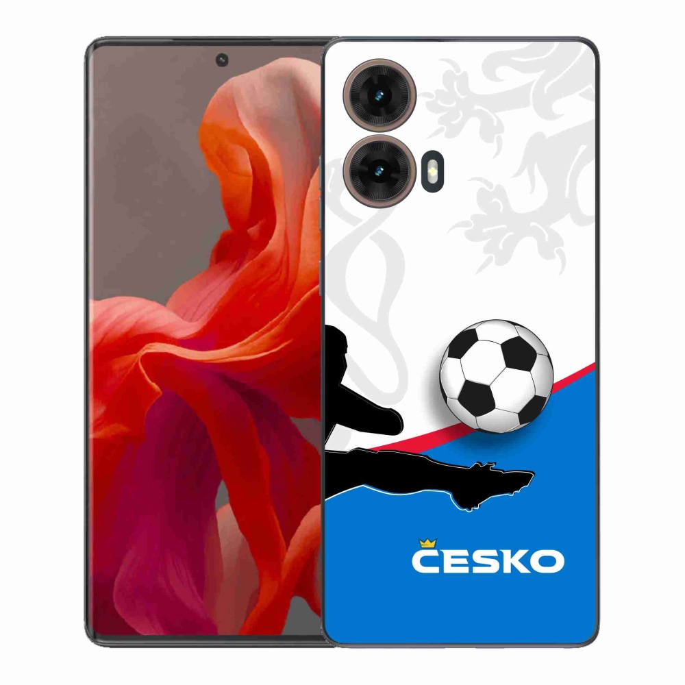 Gél védőburkolat mmCase a Motorola Moto G85 5G - futball Csehország 3