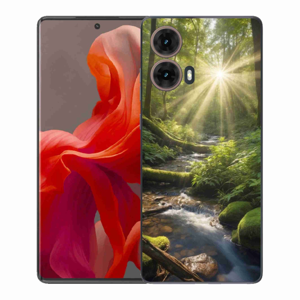 Gél borítás mmCase a Motorola Moto G85 5G számára - erdő mélysége