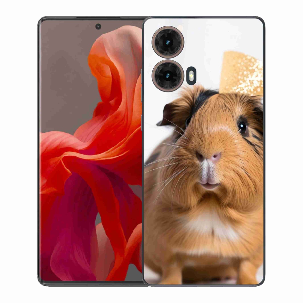 Zselés borítás mmCase Motorola Moto G85 5G - barna tengerimalachoz