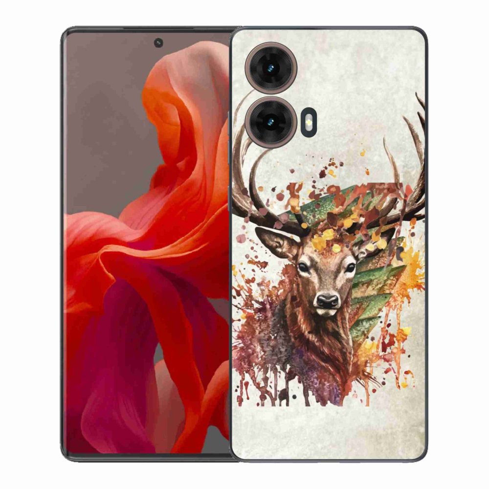 Gél védőburkolat mmCase a Motorola Moto G85 5G készülékhez - szarvas 1