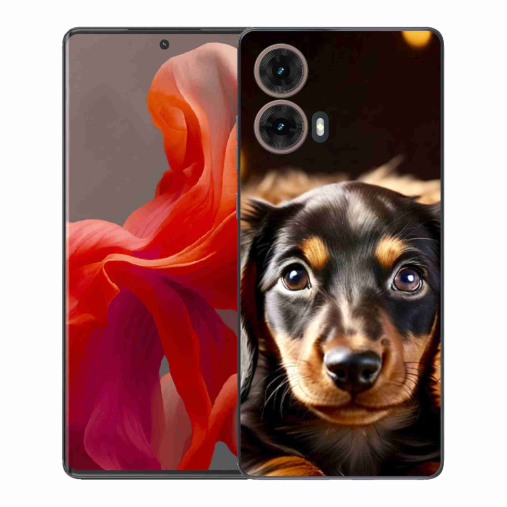 Zselés borítás mmCase a Motorola Moto G85 5G készülékhez - tacskó
