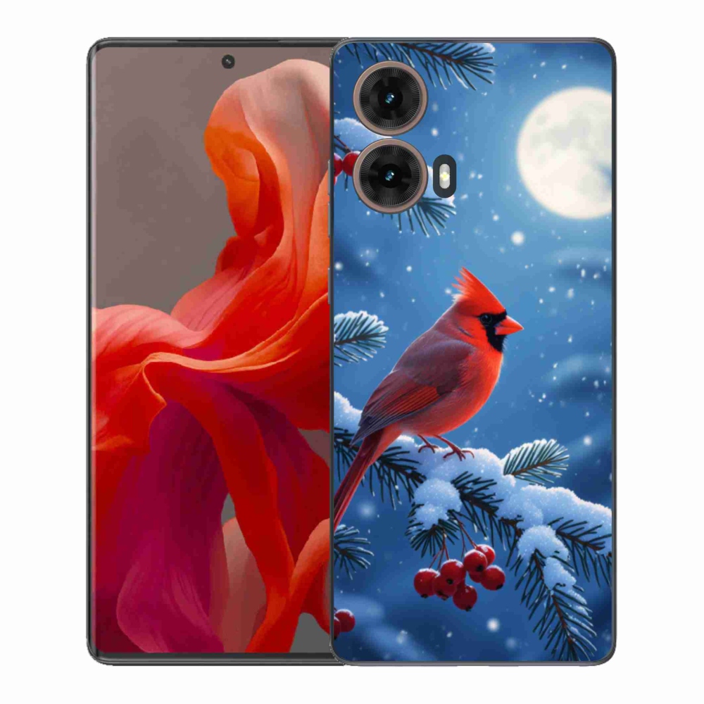 Gél védőburkolat mmCase Motorola Moto G85 5G - bíborvörös