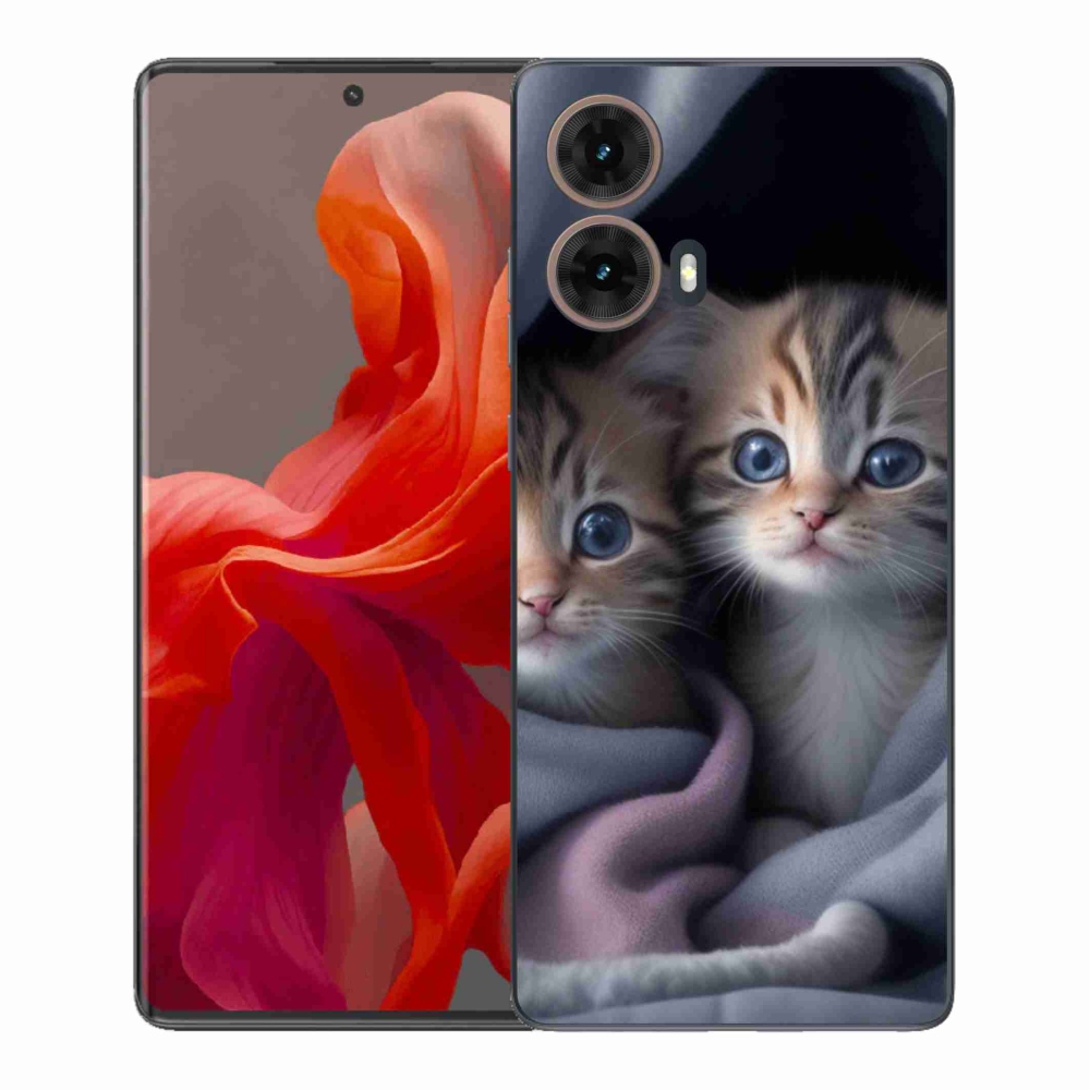 Gél védőburkolat mmCase a Motorola Moto G85 5G - cat duo 2 számára