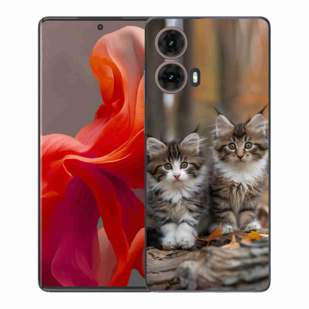 Gél védőburkolat mmCase a Motorola Moto G85 5G - cat duo 3 számára