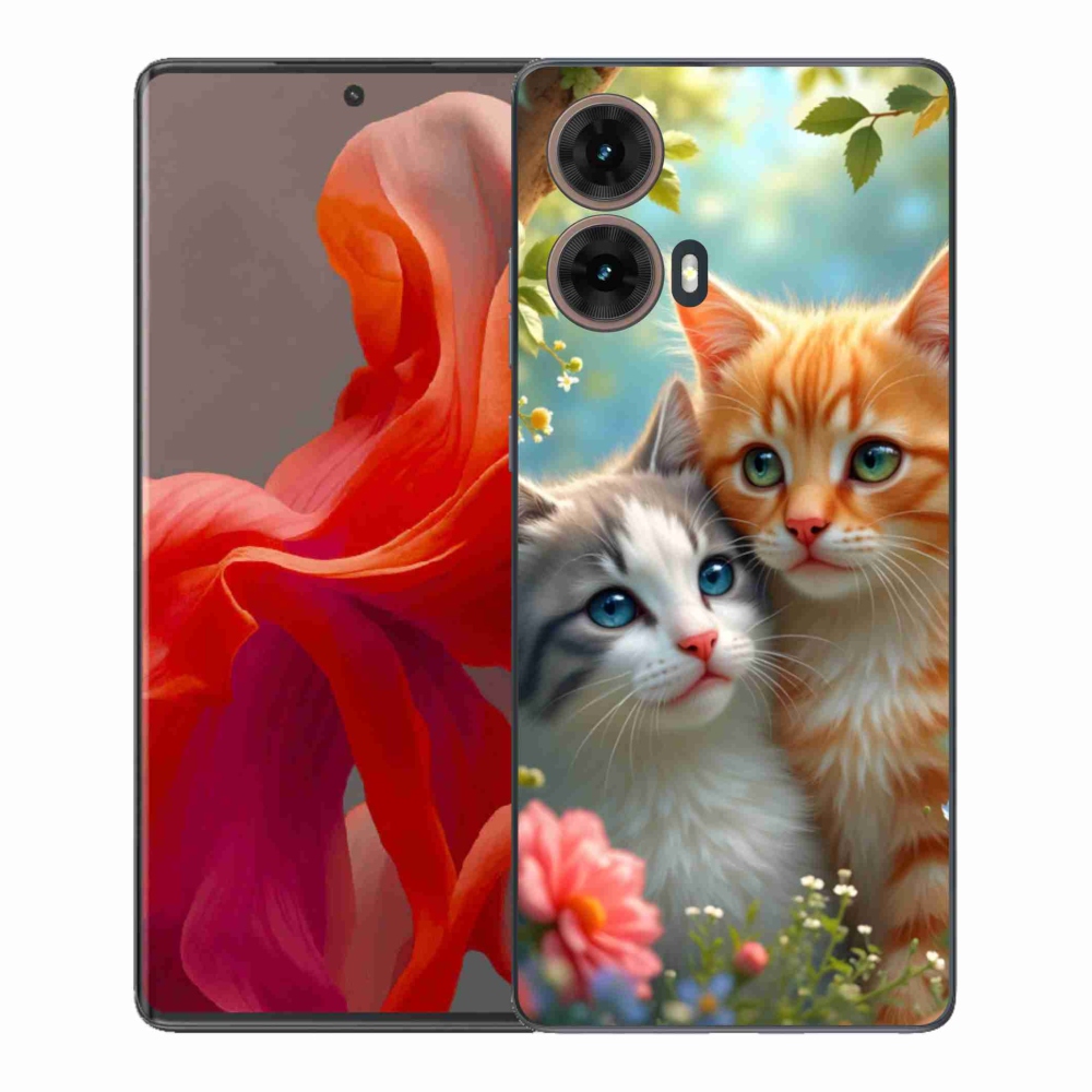 Zselés borítás mmCase Motorola Moto G85 5G - macskaszerelem 2
