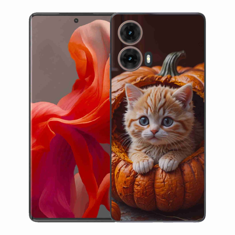 Gél borítás mmCase a Motorola Moto G85 5G készülékhez - cica és tök 2